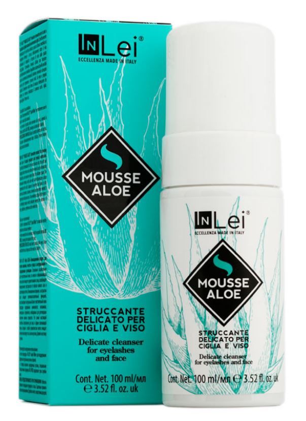 InLei® "MOUSSE ALOE" Szempilla sampon InLei® "MOUSSE ALOE" Szempilla sampon